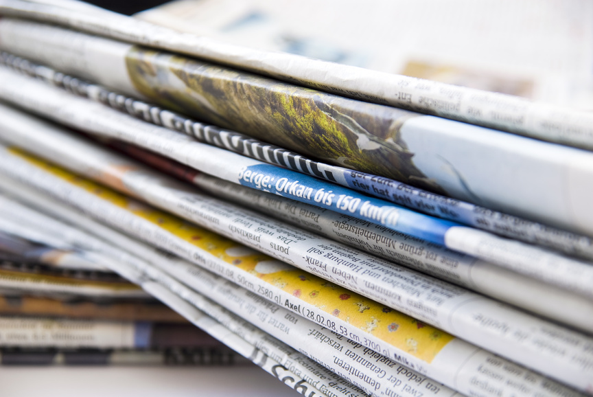 Zeitungsstapel